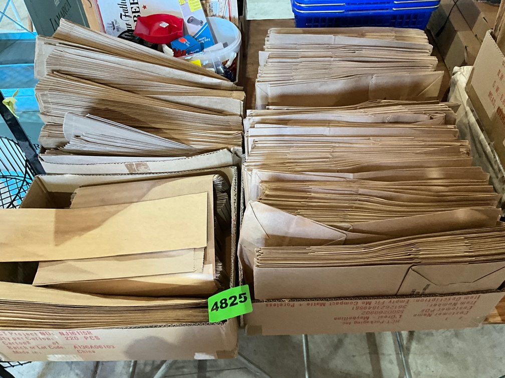 5" X 17" Bottle Sacks & 4" X 12" Bottle Sacks; 2 Bxs Of 8 1/2" X 16" Sacks