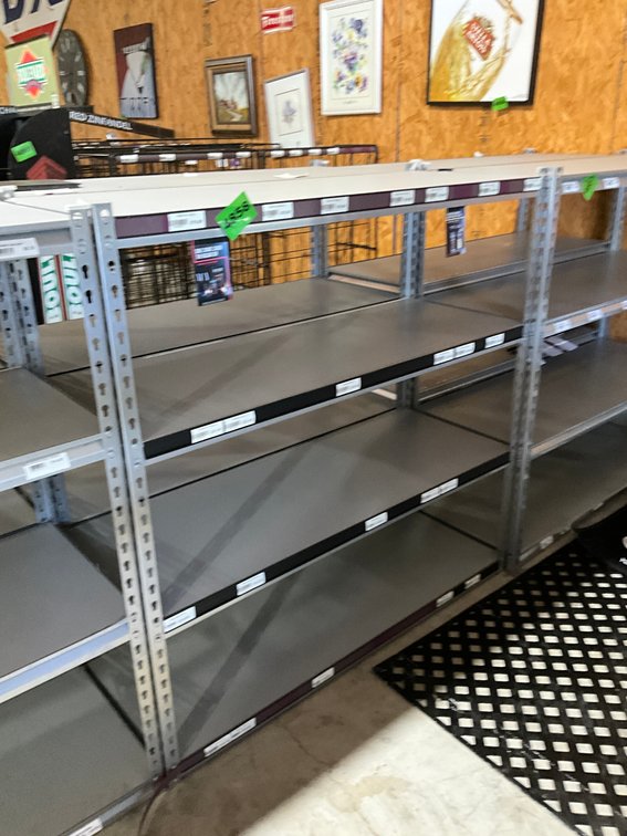 18" X 48" X 48" Heavy Duty Silver 4 Shelf