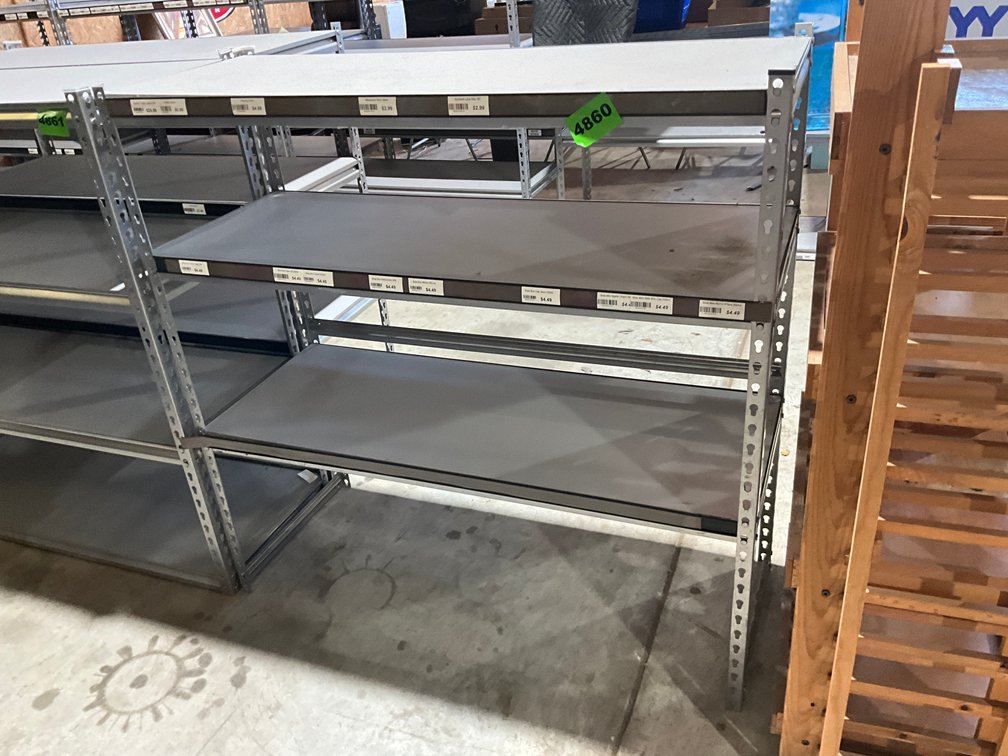 18" X 48" X 48" 3 Shelf Heavy Duty Metal Rack
