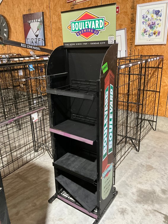 19" X 12" X 56" Metal Rack, 4 Shelf