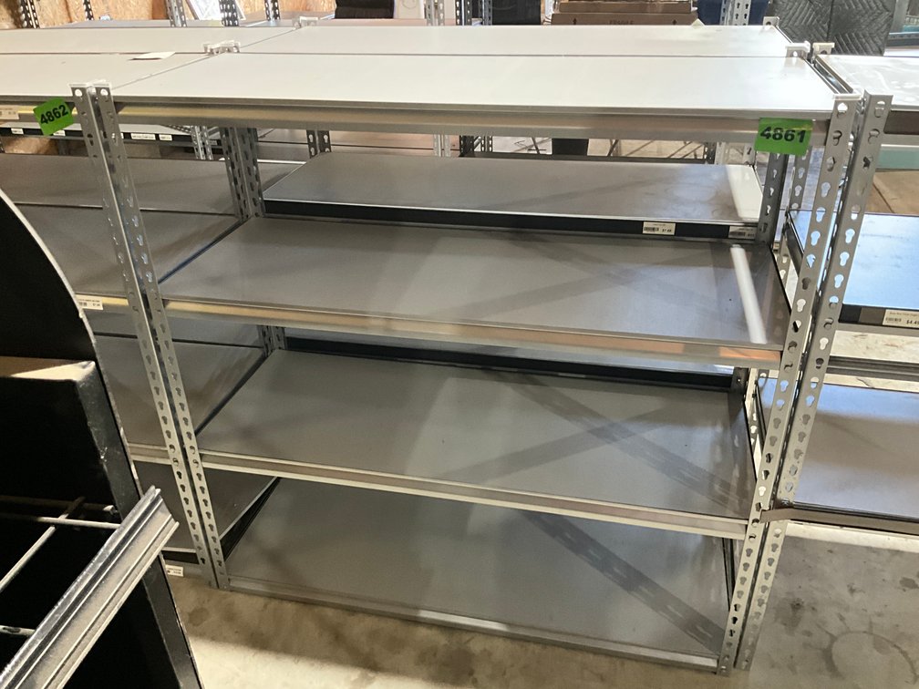 18" X 48" X 48" 4 Shelf Heavy Duty Metal Rack
