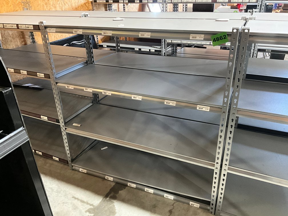 18" X 48" X 48" 4 Shelf Heavy Duty Metal Rack