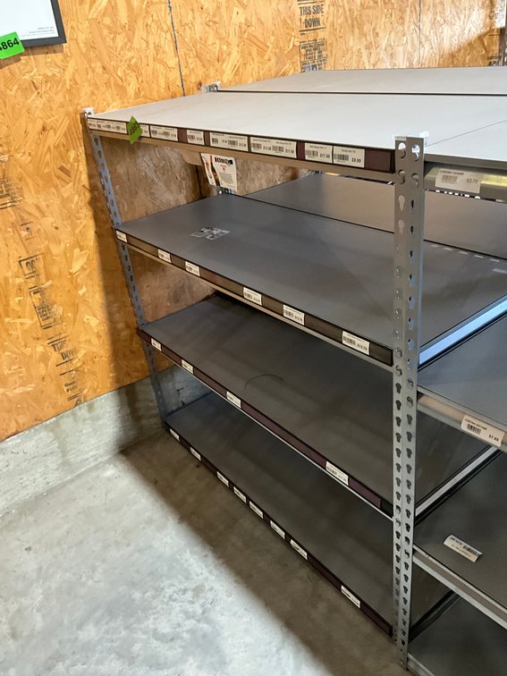 18" X 48" X 48" 4 Shelf Heavy Duty Metal Rack