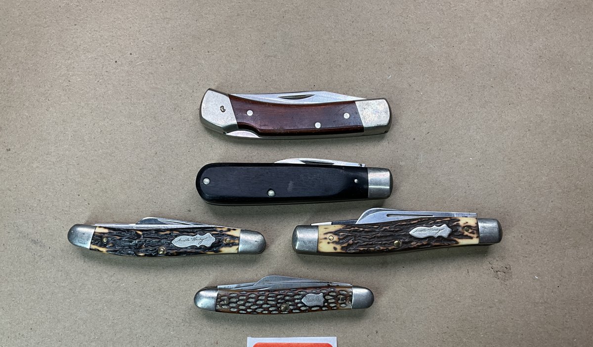 Stainless Uncle Henry Schrade X5 Pocket Knives