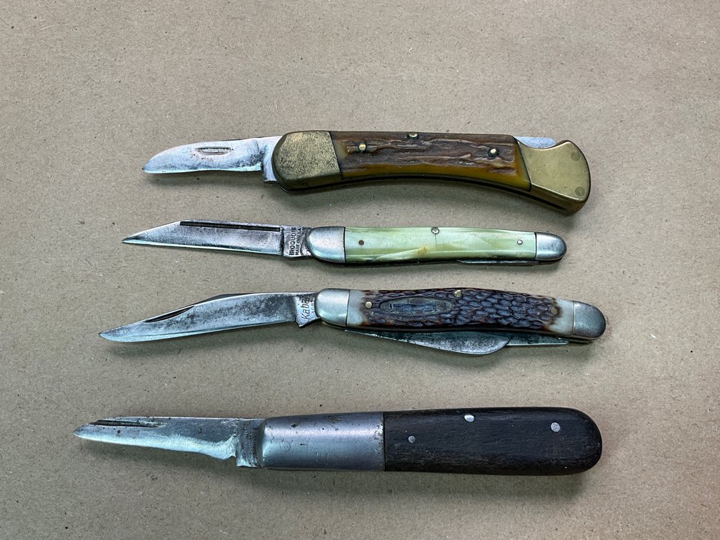 Unmarked Locks Handmade Solingen Pocket Knives