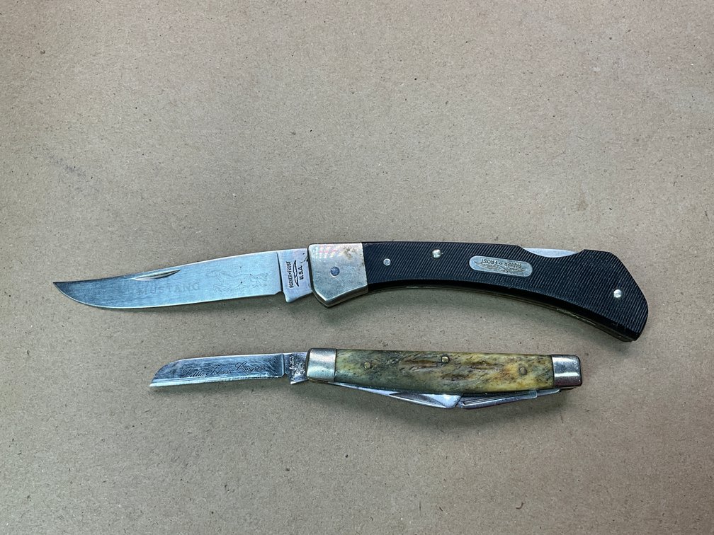 Surgical Steel & 1978-6 Parker Frost Pocket Knives