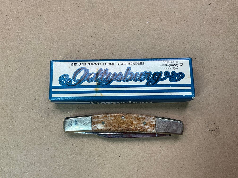 Gettysburg 007 Bone Stag Handle