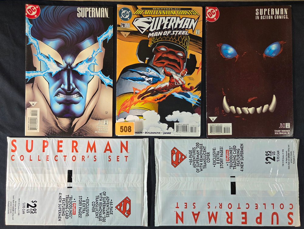 DC Comics - Superman - 5 pieces