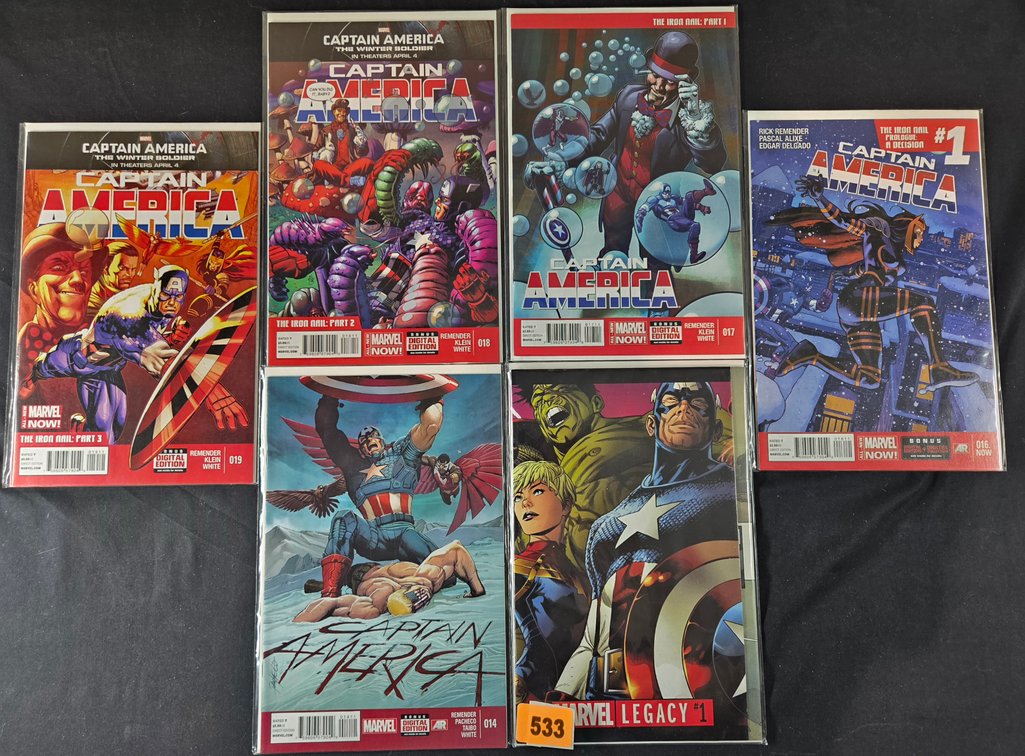 Marvel Comics - Captain America - 6 pieces