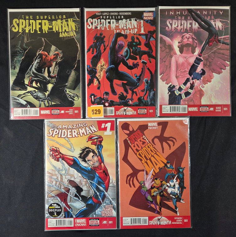 Marvel Comics - Spiderman - 5 pieces