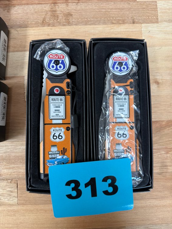 2 Route 66 Knives 5" Blade