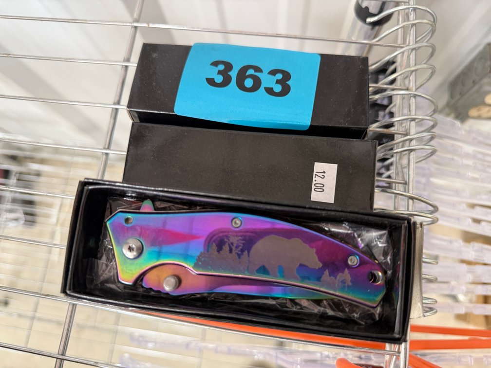 Chrome W/Asst Design Knives - 4