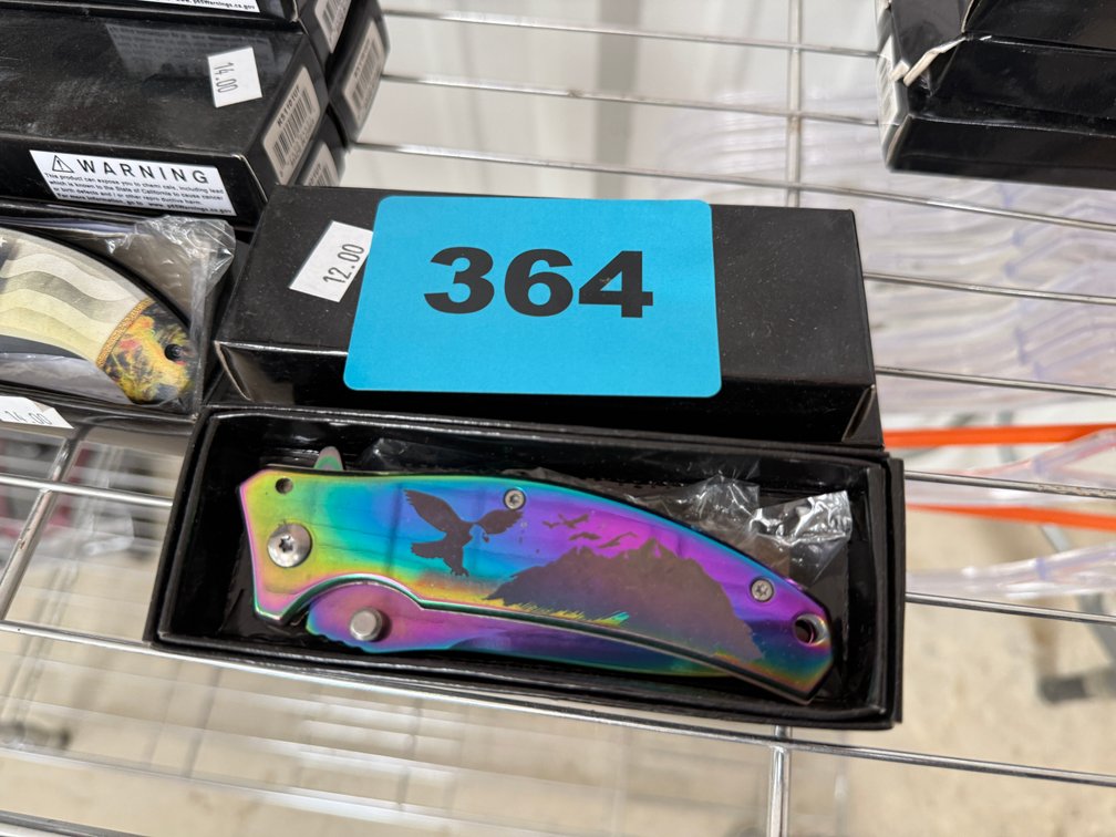 Chrome W/Asst Design Knives - 4