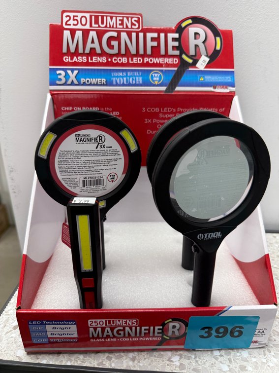 3-250 Lumens Magnifier