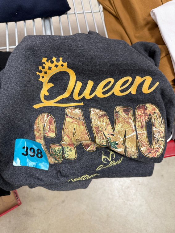 2-Med Queen Camo Hoodies