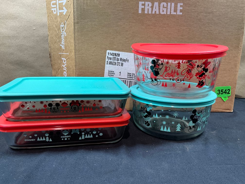New In Box Disney Pyrex