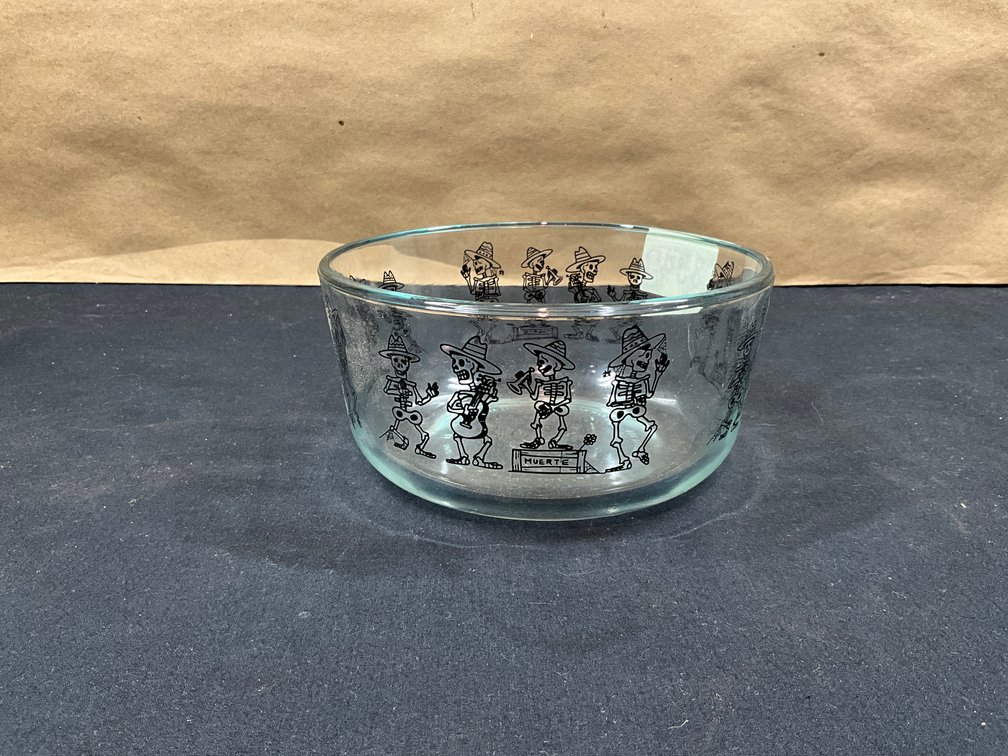 Pyrex Day Of The Dead Bowl