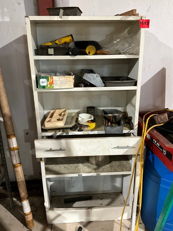 Metal White Cabinet 30" x 14"