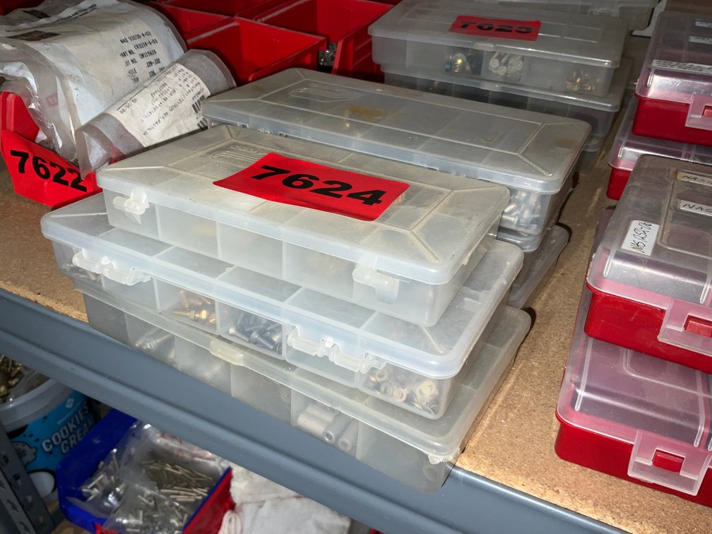 6 Small Organizers & Contents-Aircraft Hardware