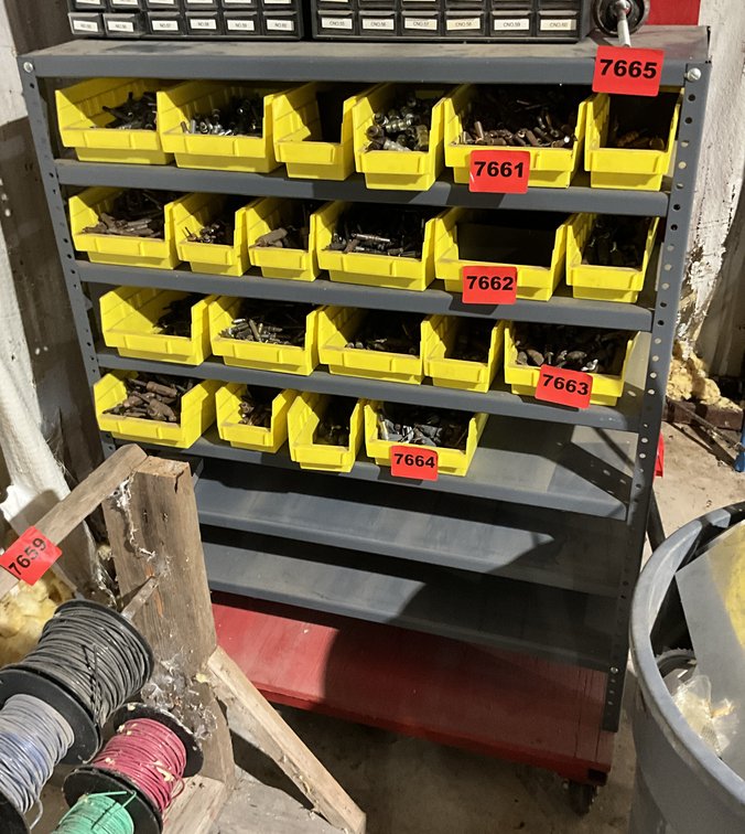 Metal Shelving Unit 36" x 12" x 42"
