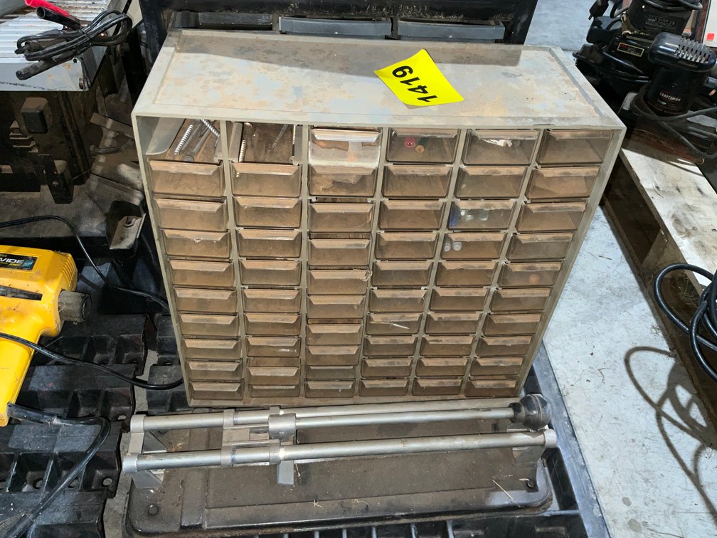 4 Storage Bins-Misc Screws, Nails, Bolts
