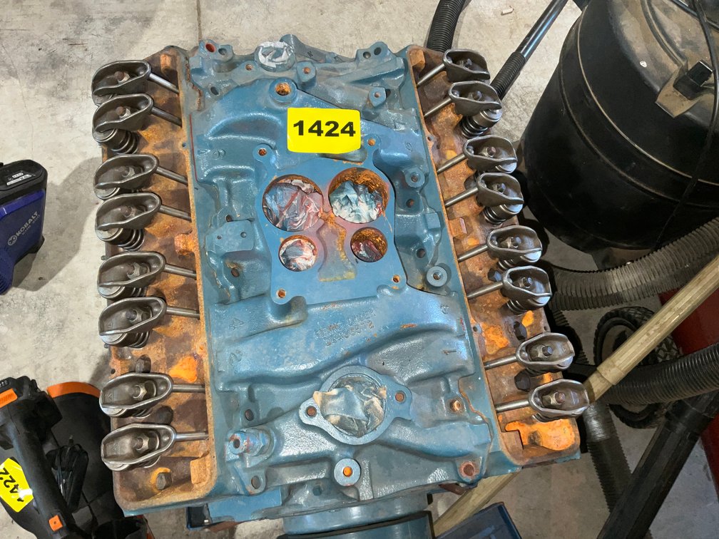 Rebuilt Chevy 350 Engine