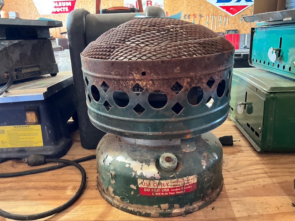 Coleman 5000 BTU Gas Heater; Coleman Propane Lantern w/Case