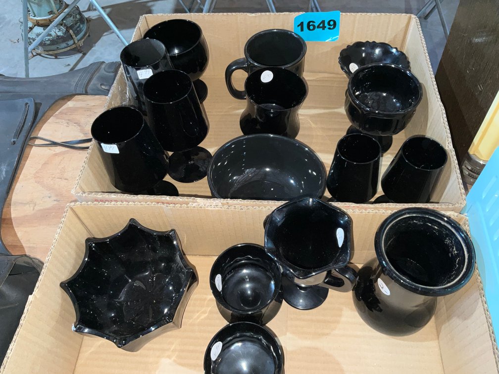 2 Boxes Glasses and Bowls
