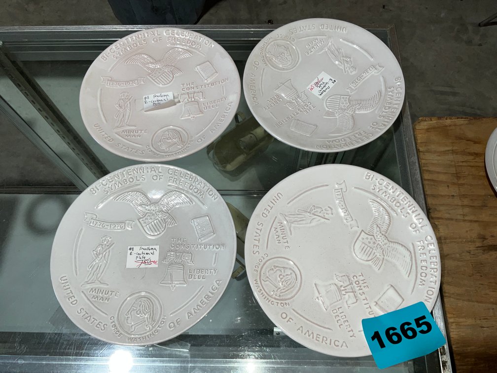 Frankoma Bi-Centennial Celebration 1976 - 4 Plates