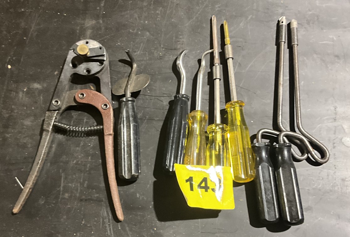 Assorted Screw Driver, Rivets Cutter