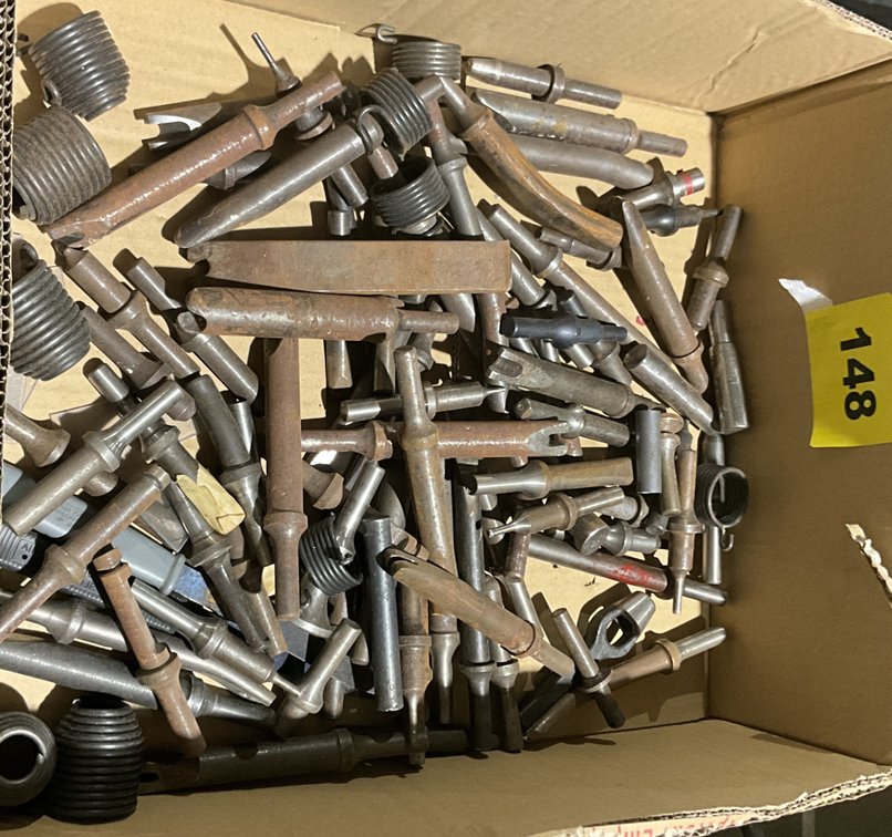 Assorted Pneumatic Riveters, Hammers