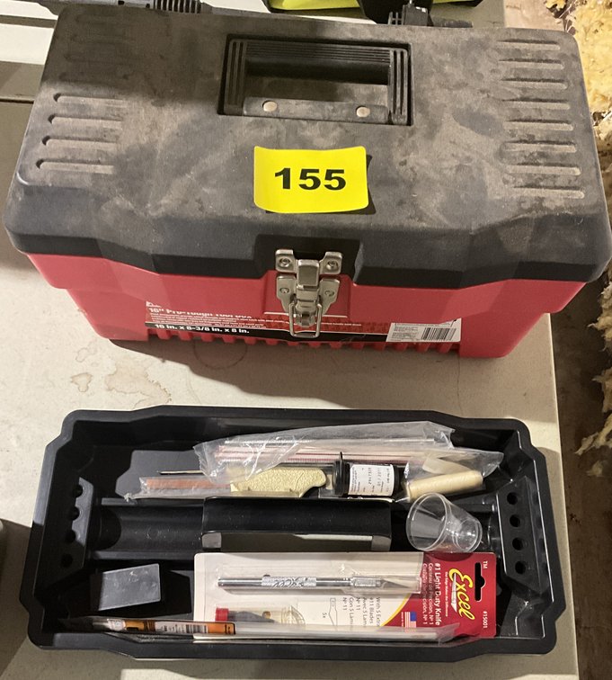 2 Tool Boxes, 1 Paint, 1 Elec. Tools