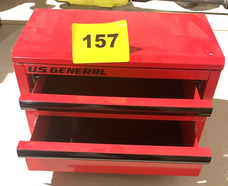 US General 2 Drawer W/ Top Shelf Box