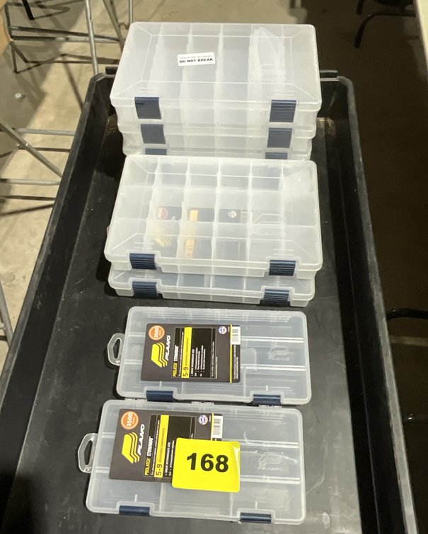 8 Assorted Plano Plastic Containers