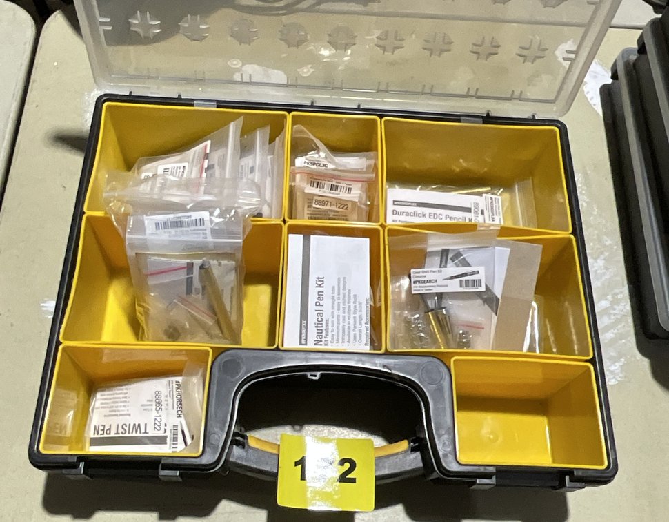 3 Lg. Plastic Containers W/ Pen Kits