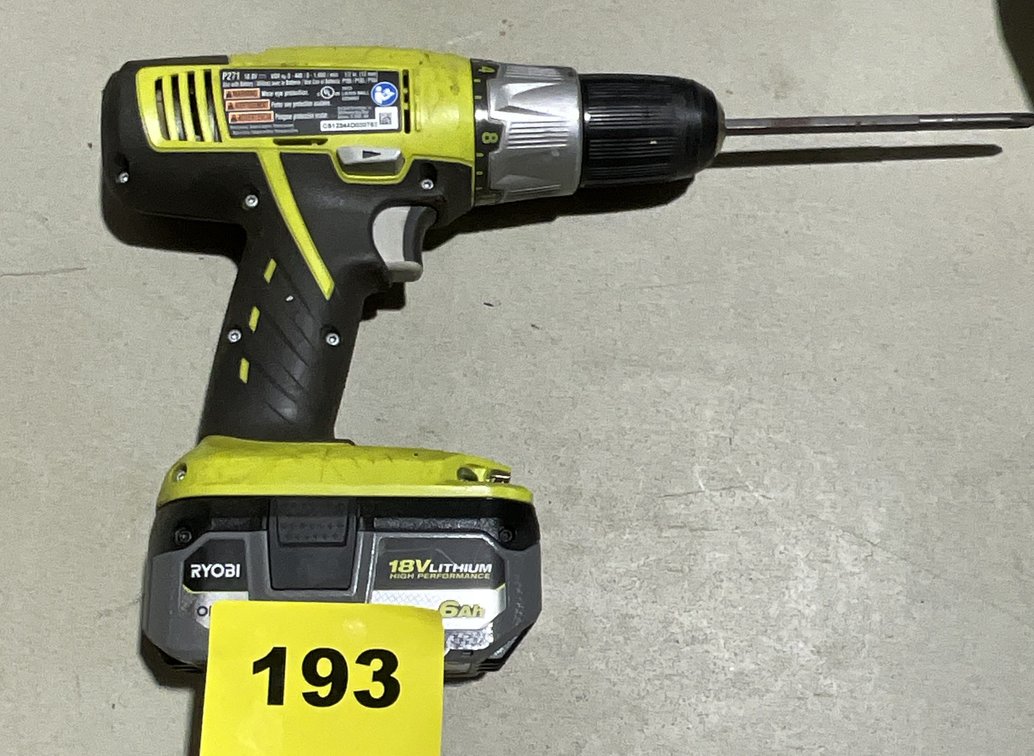 18V Ryobi Screw Gun