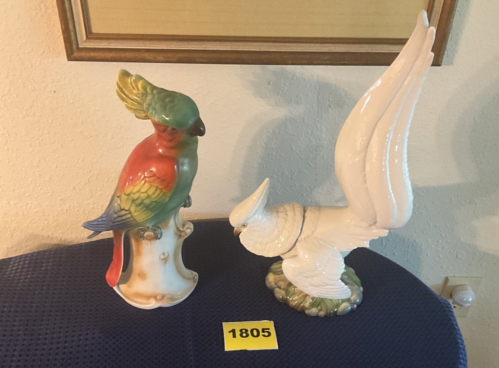 Vintage Ball Brothers Artware-White Pheasant Figurine