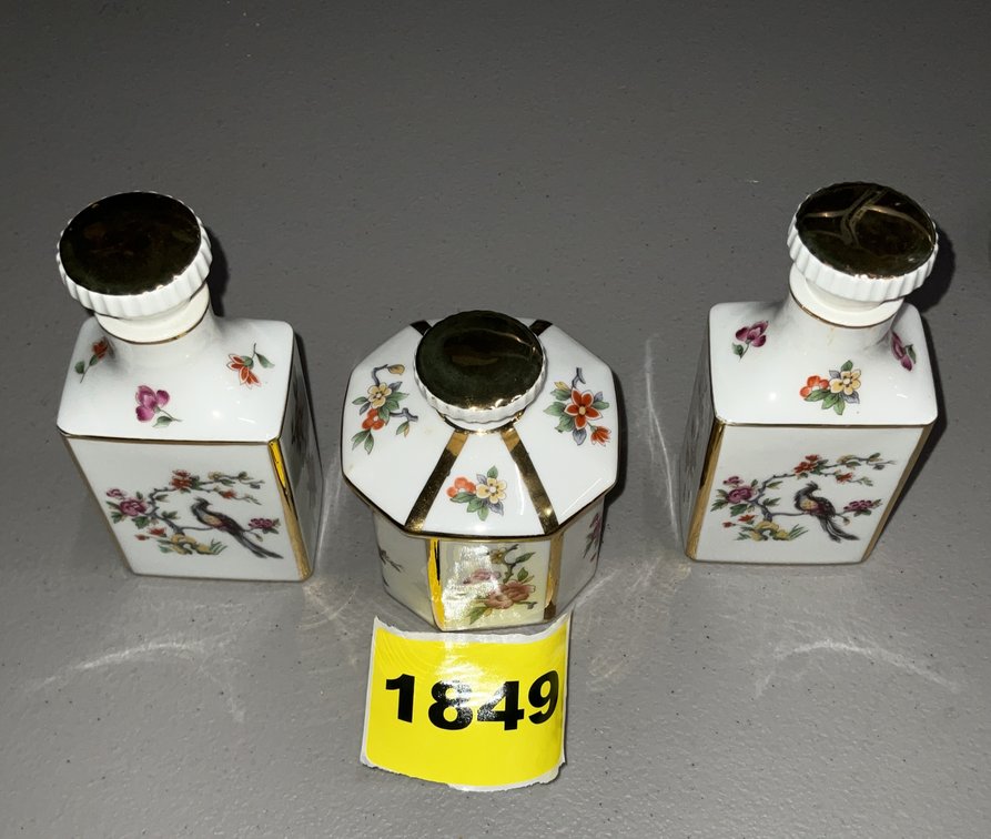 3 Pcs of Limoges Matching Dresser Set