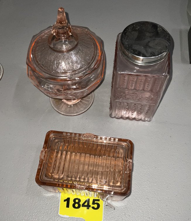3 Pcs Depression Style Glass