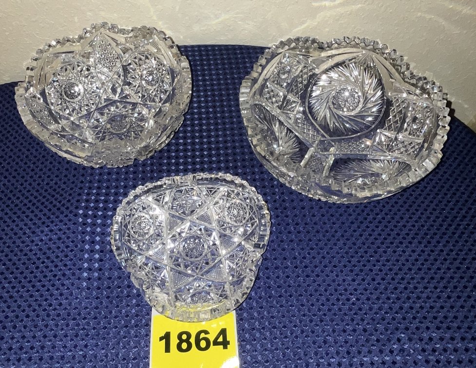 Asstd Crystal Bowls