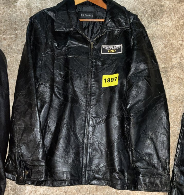 Explorer Leather Jacket - Size XL
