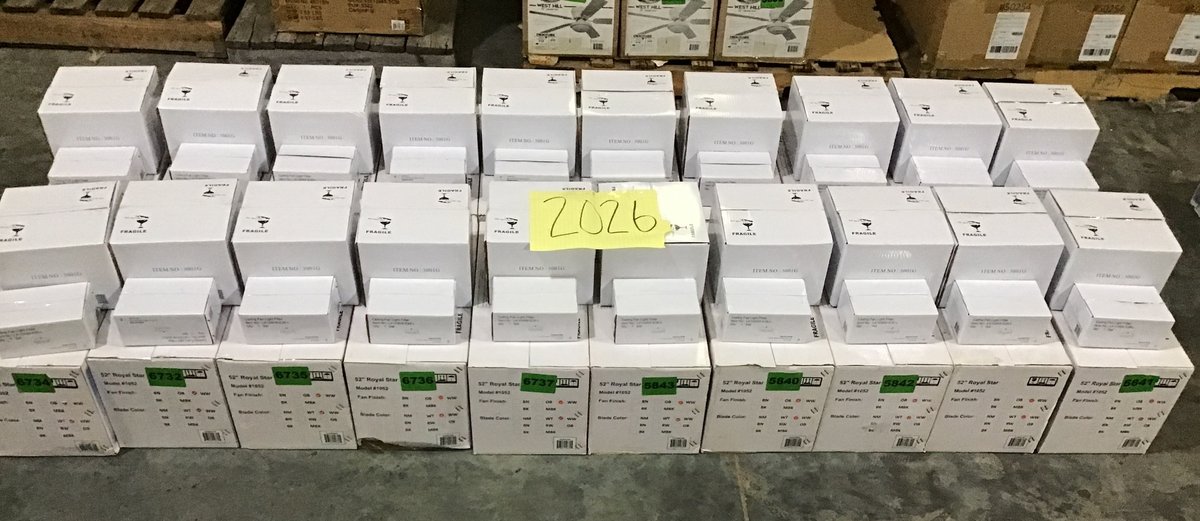 20 RP Lighting 52" Ceiling Fans