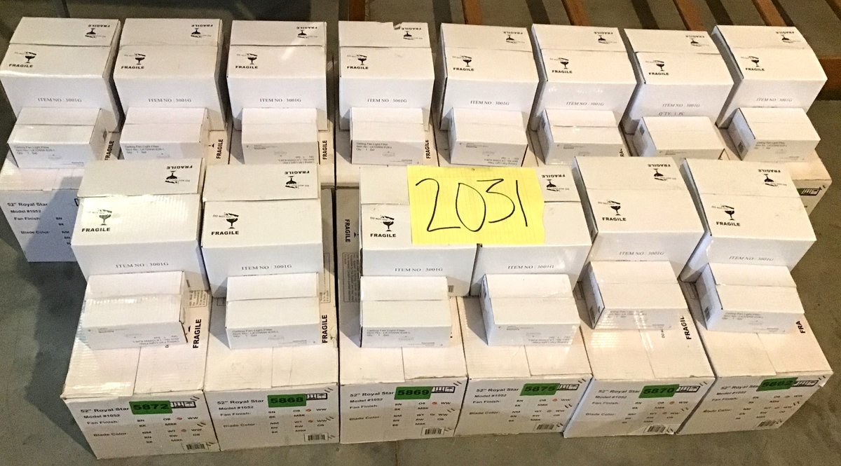14 RP Lighting 52" Ceiling Fans
