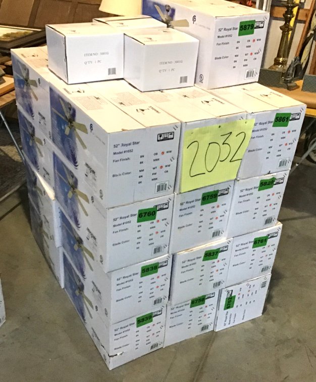 25 RP Lighting 52" Ceiling Fans