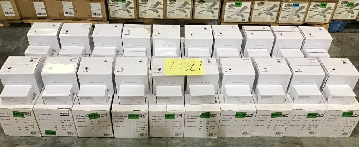 20 RP Lighting 52" Ceiling Fans