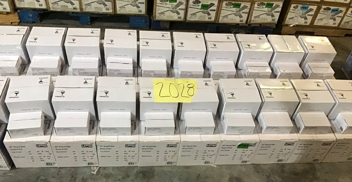 20 RP Lighting 52" Ceiling Fans