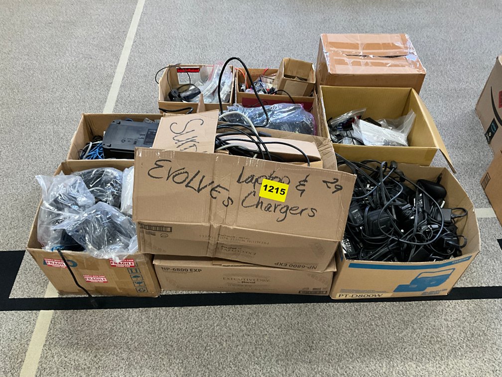 10 Boxes Asstd Power Cords, Etc.