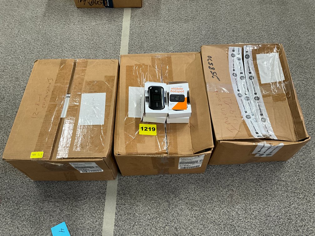 3 Boxes - Approx 200 Mobile Hotspots