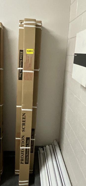 5 NIB Projection Screens