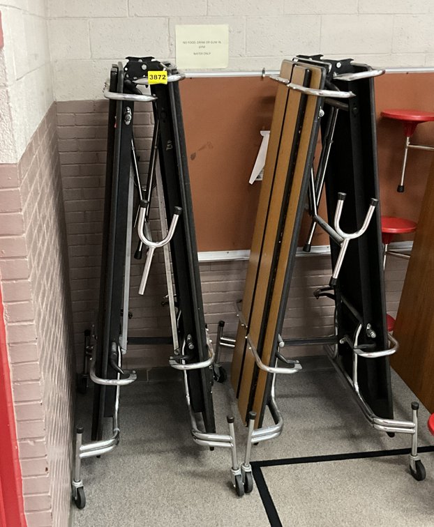 2 Lunchroom Tables-Seats 6
